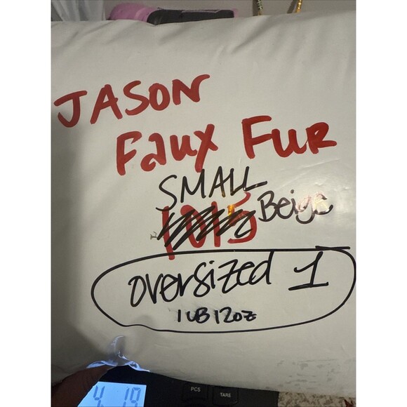 Jason Wu Zip NWT $138 SMALL Oversize Pullover Jacket Faux Fur Leather Fall Warm - Picture 15 of 15